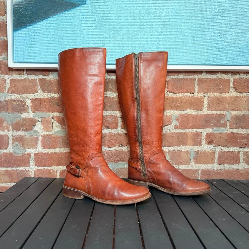 Vintage Frye Melissa Belted Tall Boot